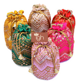 Wholesale Traditional Indian Potli, Women Handbag, Mother Gift, Diwali Gift , Wedding Favours, Return Gift